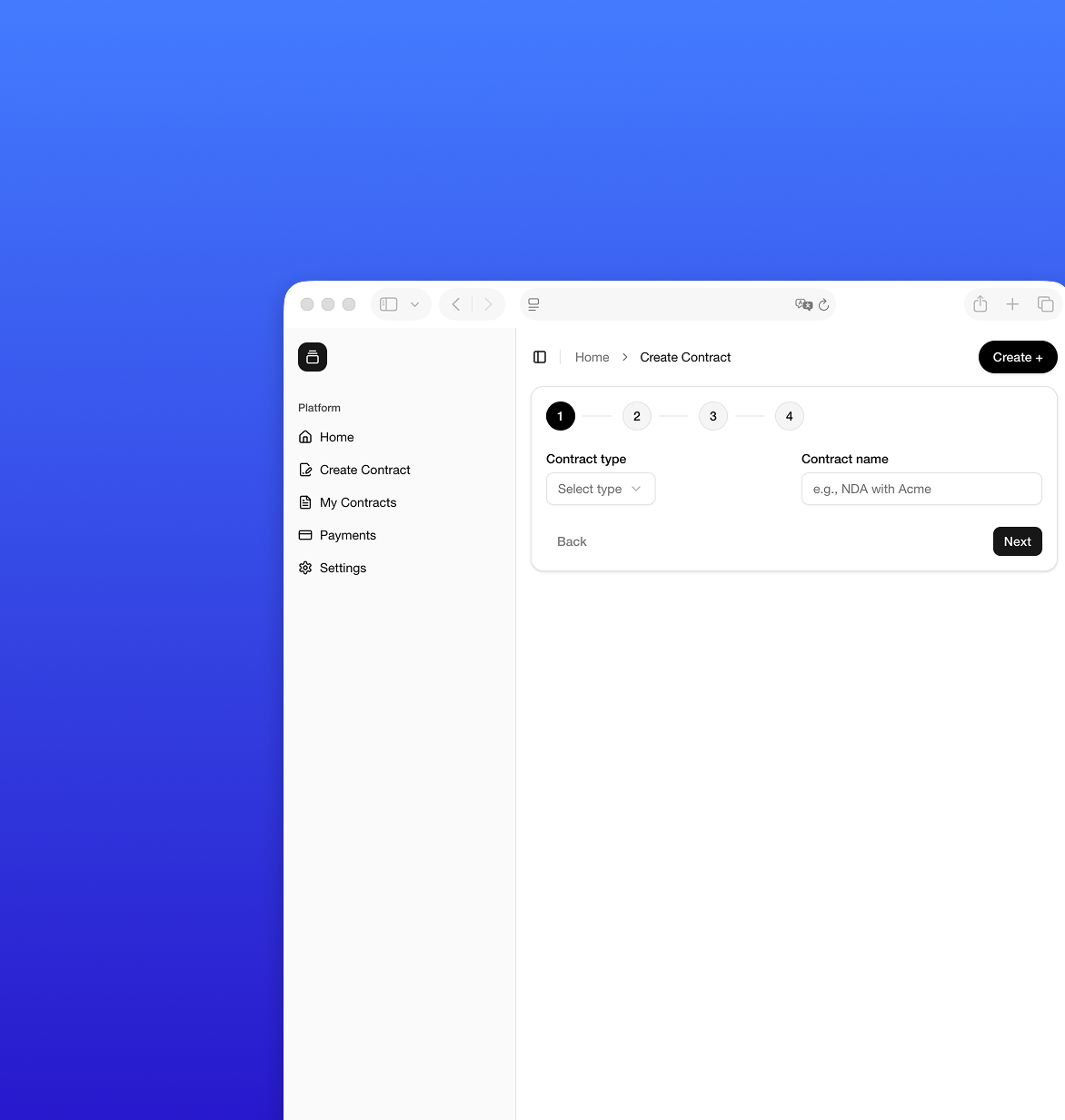 Smart Contract Generator preview